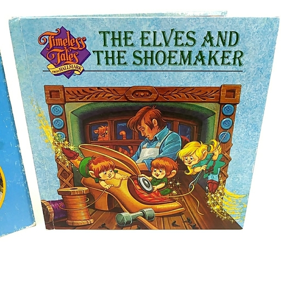 Vintage Book Lot The Christmas Story & Timeless Tales The Elves & the Shoemaker - Picture 3 of 5